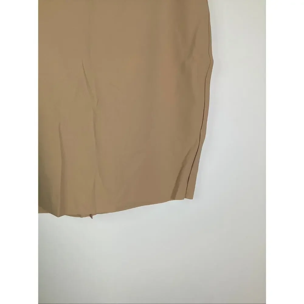 Commando Women's Small Beige Half Slip Control Shorts Mini Skirt Office C12-1